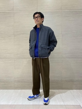 小松　史郎さん（メンズ・170cm）の秋コーディネート