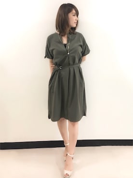 「ef-de（エフデ）のアイテム」を使った、mizshoさん（レディース・158cm）の夏コーディネート