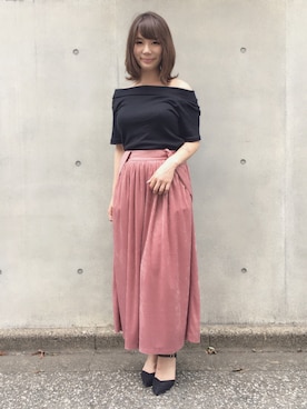 「ef-de（エフデ）のアイテム」を使った、mizshoさん（レディース・158cm）の夏コーディネート