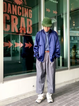 「JUNRED（ジュンレッド）のアイテム（ジャケット/アウター）」を使った、tmkさん（メンズ・168cm）の冬コーディネート