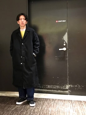 「JUNRED（ジュンレッド）のアイテム（その他アウター）」を使った、tmkさん（メンズ・168cm）の冬コーディネート