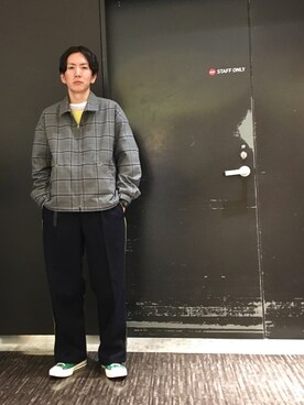 「JUNRED（ジュンレッド）のアイテム（その他アウター）」を使った、tmkさん（メンズ・168cm）の冬コーディネート