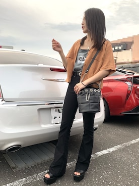 「ラブアンドピース2020」｜「アイテム（ブーティ）」を使った、kanaさん（レディース・153cm）の秋コーディネート