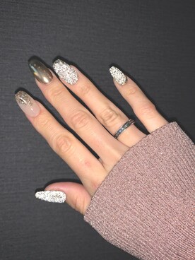 「ネイル」｜kanaさん（レディース・153cm）の冬コーディネート