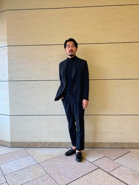 「URBAN RESEARCH DOORS（アーバンリサーチドアーズ）のアイテム（スーツジャケット）」を使った、Kazunariさん（メンズ・179cm）の春コーディネート