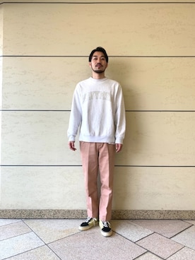 「blurhms（ブラームス）のアイテム」を使った、Kazunariさん（メンズ・179cm）の春コーディネート