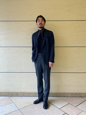「URBAN RESEARCH DOORS（アーバンリサーチドアーズ）のアイテム（スーツジャケット）」を使った、Kazunariさん（メンズ・179cm）の夏コーディネート