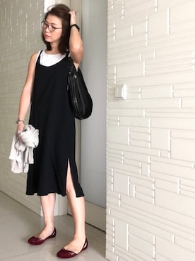 「Kenneth Cole（ケネスコール）のアイテム」を使った、chalinnさん（レディース・165cm）の秋コーディネート