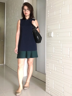 「Kenneth Cole（ケネスコール）のアイテム」を使った、chalinnさん（レディース・165cm）の秋コーディネート
