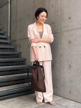 NAOKOさん（レディース・159cm）の春コーディネート