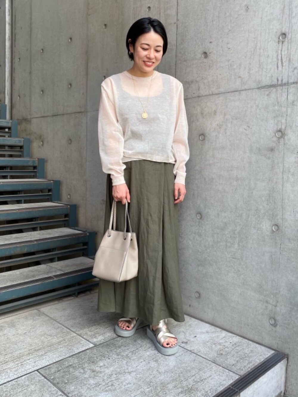 UWSC シアー クルーネック ニット UNITED ARROWS（ユナイテッドアローズ）の「UWSC シアー クルーネック