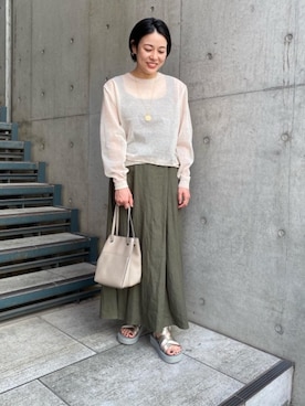 NAOKOさん（レディース・159cm）の春コーディネート