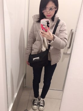 Noさん（レディース・149cm）の冬コーディネート