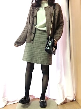 Noさん（レディース・149cm）の冬コーディネート