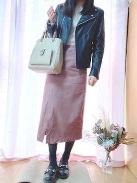 「SENSE OF PLACE by URBAN RESEAR」｜「アイテム（その他アウター）」を使った、Noさん（レディース・149cm）の春コーディネート