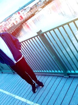 「RAGEBLUE（レイジブルー）のアイテム（その他アウター）」を使った、シンゲンさん（メンズ・175cm）の冬コーディネート