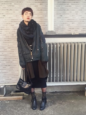 キョツさん（レディース・165cm）の冬コーディネート