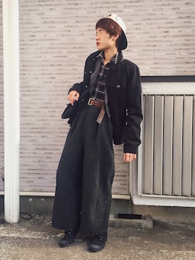 キョツさん（レディース・165cm）の冬コーディネート