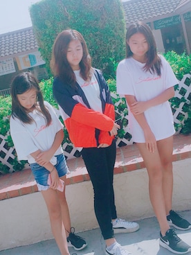「sisterhood 」｜Kitty Linさん（キッズ・173cm）の秋コーディネート
