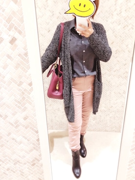 「MAX&Co.（マックス アンド コー）のアイテム（パンツ）」を使った、Lenさん（レディース・151cm）の春コーディネート