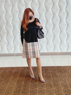 「SEVEN TWELVE THIRTY（セヴントゥエルヴサーティー）のアイテム」を使った、Lenさん（レディース・151cm）の夏コーディネート