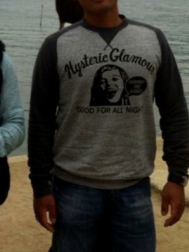 「HYSTERIC GLAMOUR（ヒステリックグラマー）のアイテム」を使った、筋肉バカさん（メンズ・174cm）の春コーディネート