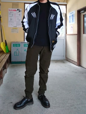 「WTAPS（ダブルタップス）のアイテム（ブルゾン）」を使った、カイトさん（メンズ・175cm）の冬コーディネート