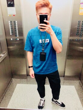 「SPAO（スパオ）のアイテム（ジャケット/アウター）」を使った、win wangさん（メンズ・171cm）の春コーディネート