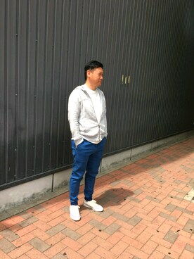 「CONVERSE TOKYO（コンバーストウキョウ）のアイテム（スニーカー）」を使った、cha_chanさん（メンズ・167cm）の春コーディネート