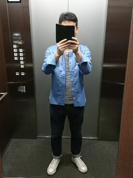 「CONVERSE TOKYO（コンバーストウキョウ）のアイテム（シューズ）」を使った、cha_chanさん（メンズ・167cm）の秋コーディネート