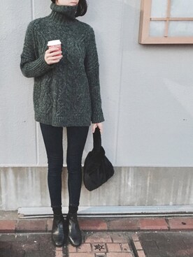 Shimoさんの「ASOS COLLECTION ASOS AIRBOUND Leather Chelsea Ankle Boots」を使ったコーディネート