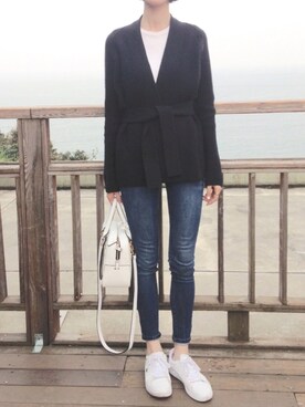 「ドラフトリーバイス」｜「アイテム（ハンドバッグ）」を使った、Ayaさん（レディース・173cm）の春コーディネート