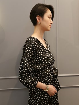 「Two Faces（トゥーフェイシーズ）のアイテム（ワンピース/ドレス）」を使った、Ayaさん（レディース・173cm）の秋コーディネート