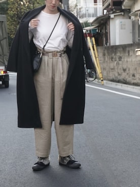 「LAURA DI MAGGIO（ローラディマッジオ）のアイテム」を使った、Ayaさん（レディース・173cm）の冬コーディネート