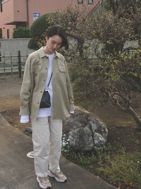 「LAURA DI MAGGIO（ローラディマッジオ）のアイテム」を使った、Ayaさん（レディース・173cm）の春コーディネート