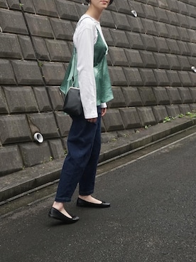 「LAURA DI MAGGIO（ローラディマッジオ）のアイテム」を使った、Ayaさん（レディース・173cm）の夏コーディネート