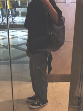 「CONVERSE TOKYO（コンバーストウキョウ）のアイテム（シューズ）」を使った、kulucatさん（メンズ・176cm）の秋コーディネート