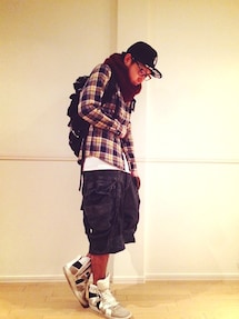 JULIUS | ガスマスクのハーフパンツ。(その他パンツ)