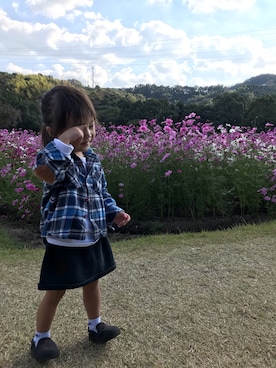 「こども ビームス（コドモビームス）のアイテム」を使った、sueyoshiさん（レディース・153cm）の冬コーディネート