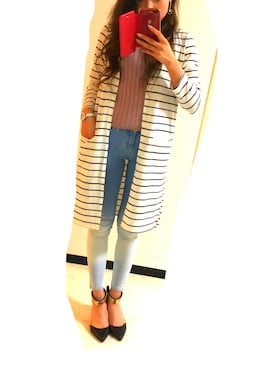「アイテム（イヤリング）」を使った、京花さん（レディース・163cm・20代）の夏コーディネート