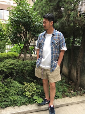 Junichiさん（メンズ・180cm）の夏コーディネート