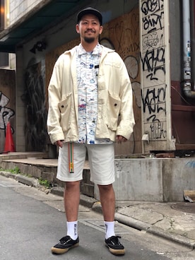 Junichiさん（メンズ・180cm）の夏コーディネート