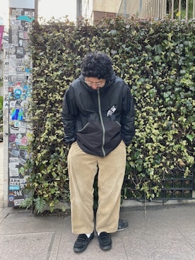 「AVIREX（アヴィレックス）のアイテム（ブルゾン）」を使った、Junichiさん（メンズ・180cm）の冬コーディネート
