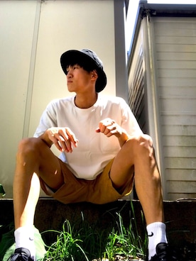 TANSHINさん（メンズ・182cm）の夏コーディネート