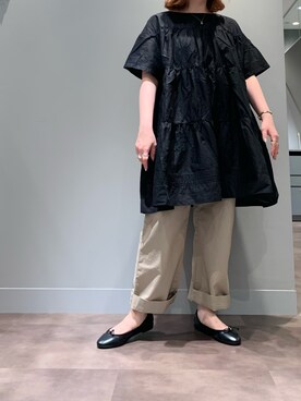 「PUAL CE CIN（ピュアルセシン）のアイテム（ワンピース/ドレス）」を使った、とみいなつみさん（レディース・155cm）の春コーディネート