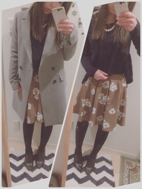 ✧✦✴︎®ℛ﻿ℹ︎sa✴︎✦✧さん（レディース・154cm）の冬コーディネート