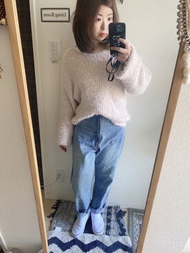 「POLO（ポロ）のアイテム（シューズ）」を使った、✧✦✴︎®ℛ﻿ℹ︎sa✴︎✦✧さん（レディース・155cm）の春コーディネート