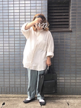 「SVEC（シュベック）のカンフーシューズ kung fu Shoes / ストラップパンプス（バレエシューズ）」を使った、ｊｕｎｎａｎ🐈さん（レディース・146cm）の秋コーディネート