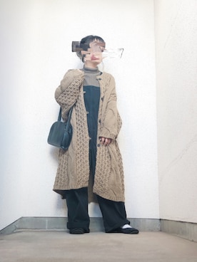 「SVEC（シュベック）のカンフーシューズ kung fu Shoes / ストラップパンプス（バレエシューズ）」を使った、ｊｕｎｎａｎ🐈さん（レディース・146cm）の冬コーディネート