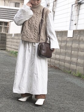 「RIBOU（リボウ）のアイテム」を使った、ｊｕｎｎａｎ🐈さん（レディース・146cm）の冬コーディネート